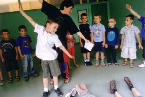 Répétition de "L'Atelier du jardin des couleurs", école maternelle